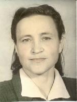 Анна Семеновна Патрушичева - сельская учительница, 40-е годы